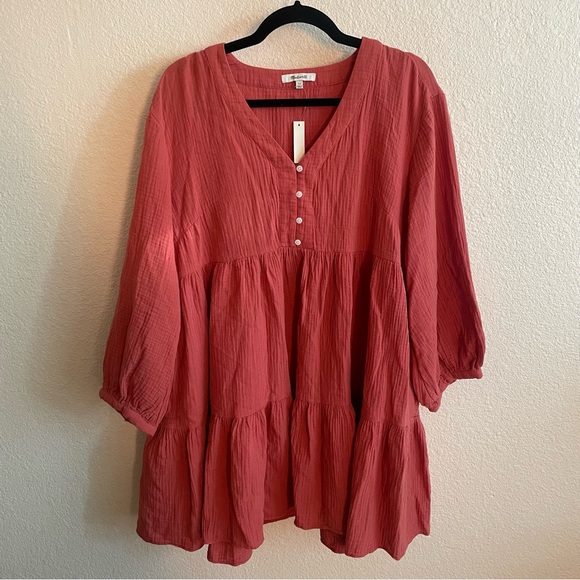 NWT Madewell Lightspun Colette Mini Dress - Picture 2 of 4